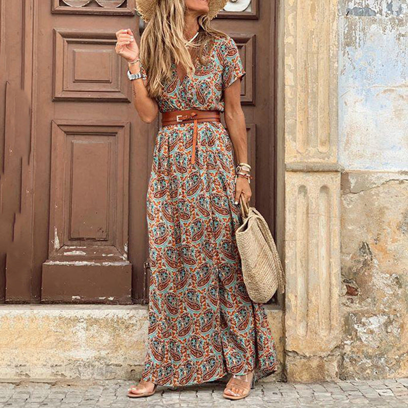 CAMILA | Robe Bohème Évasion Tropicale