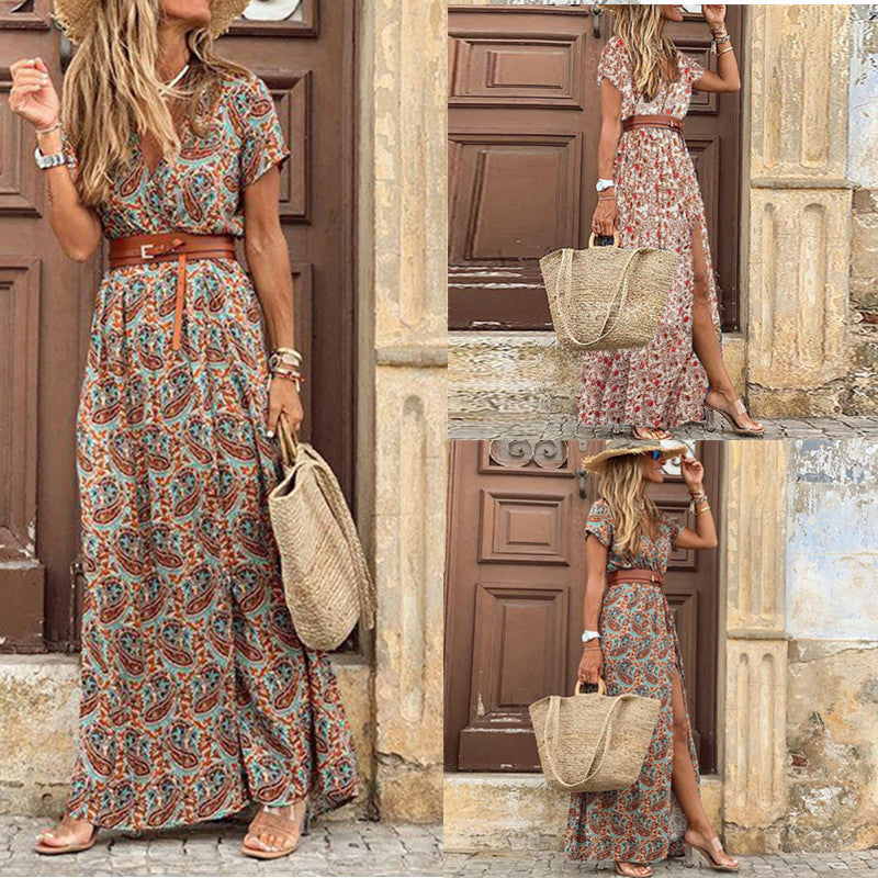 CAMILA | Robe Bohème Évasion Tropicale