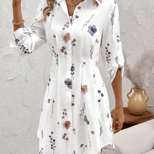 SOPHIE | Robe Chemise Florale