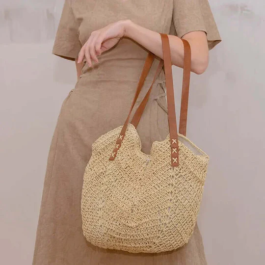 SAC BRUNNA EN PAILLE