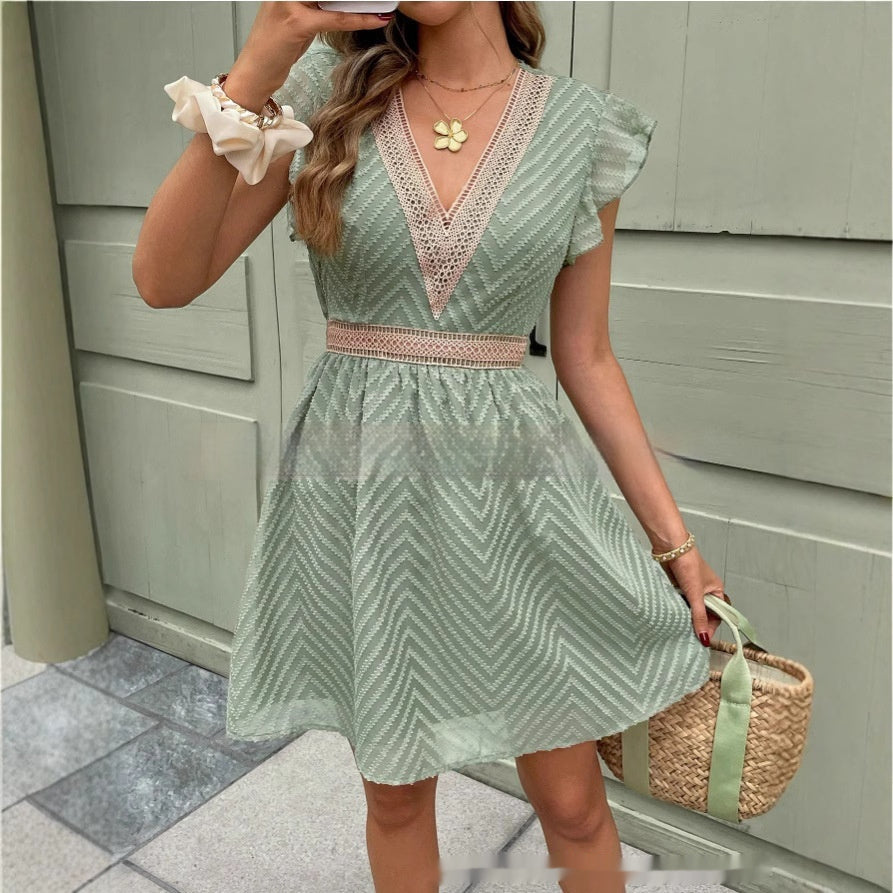 LÉA | Robe Ice Silk Estivale – Fraîcheur