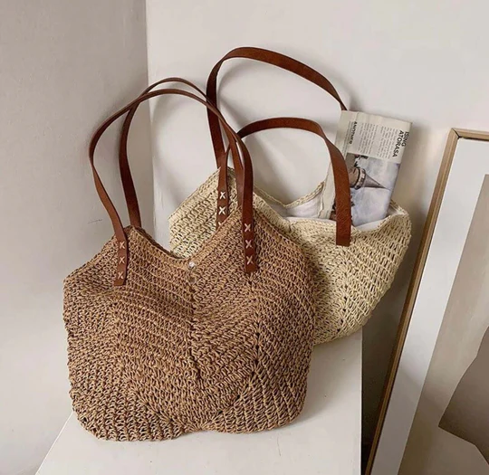 SAC BRUNNA EN PAILLE