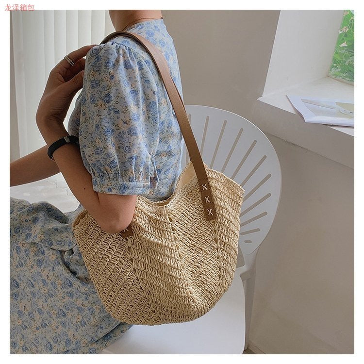 SAC BRUNNA EN PAILLE