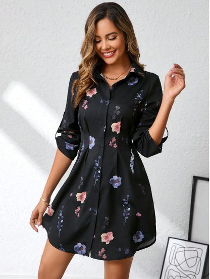 SOPHIE | Robe Chemise Florale