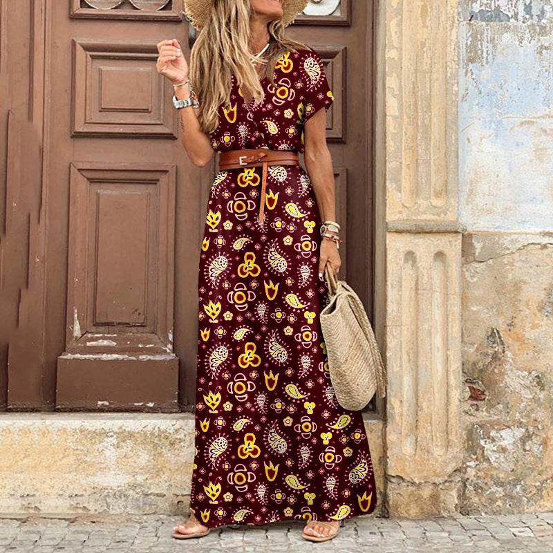 CAMILA | Robe Bohème Évasion Tropicale