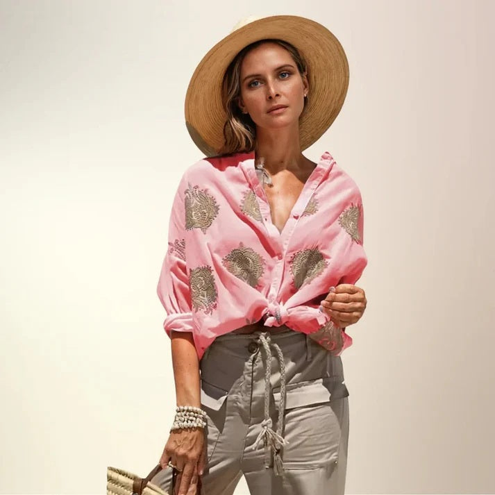 MILA | Chemise Casual –  Boutonnage Raffiné