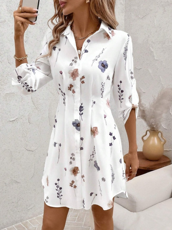 SOPHIE | Robe Chemise Florale