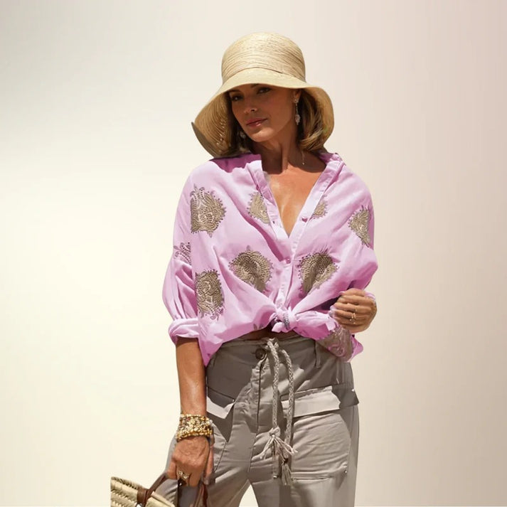 MILA | Chemise Casual –  Boutonnage Raffiné
