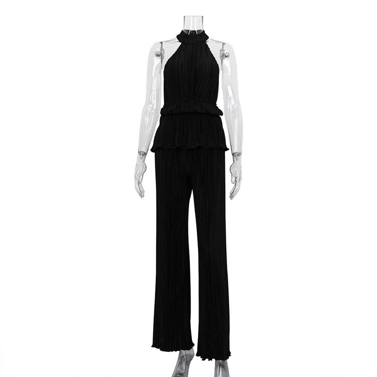 CLARA | Pantalon Plissé – Style Chic & Confort Moderne