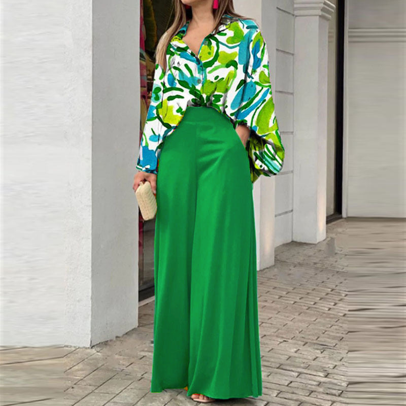MAËLYS | Chemise & Pantalon  – Style Libre & Élégance