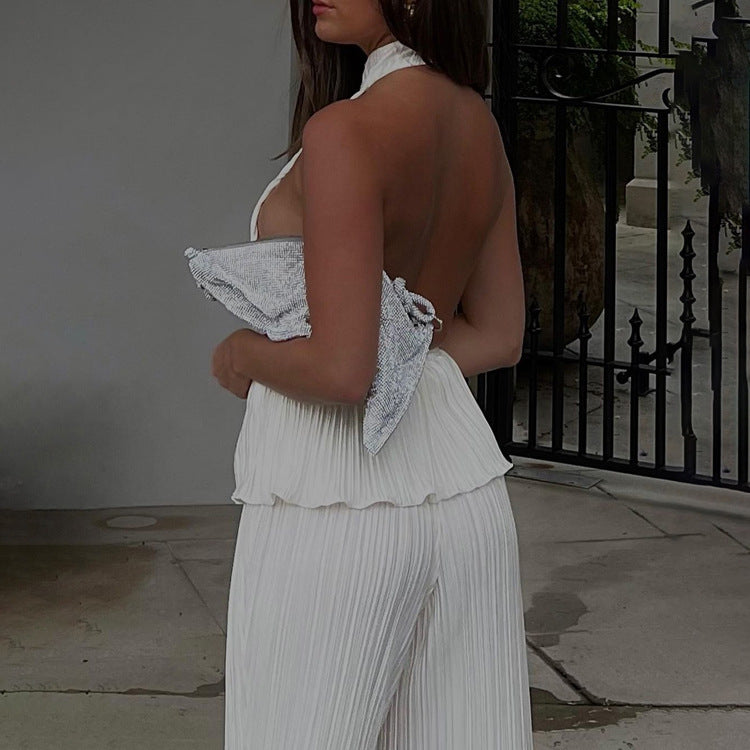 CLARA | Pantalon Plissé – Style Chic & Confort Moderne