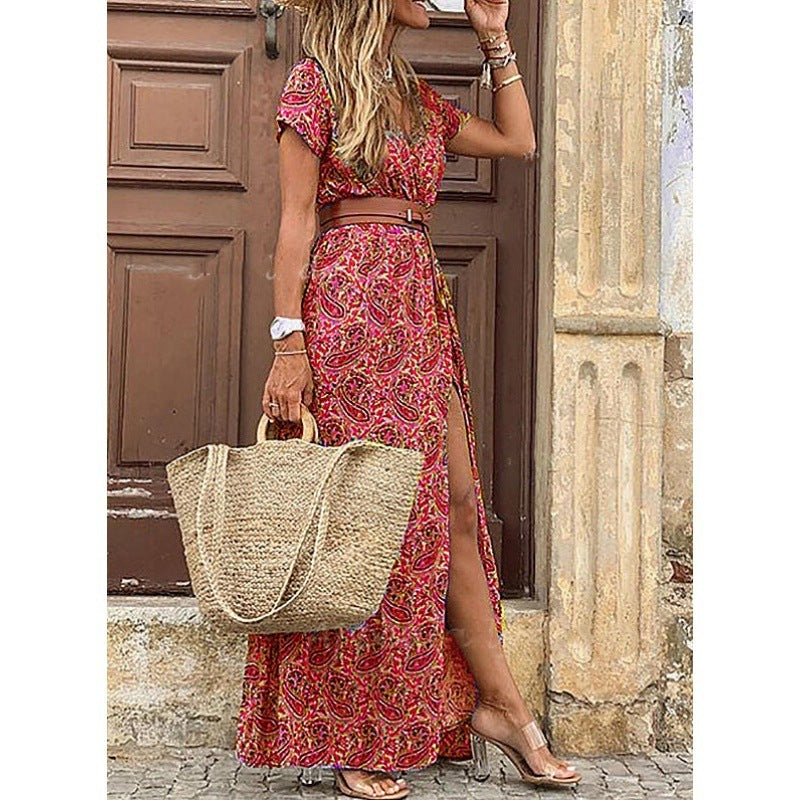 CAMILA | Robe Bohème Évasion Tropicale