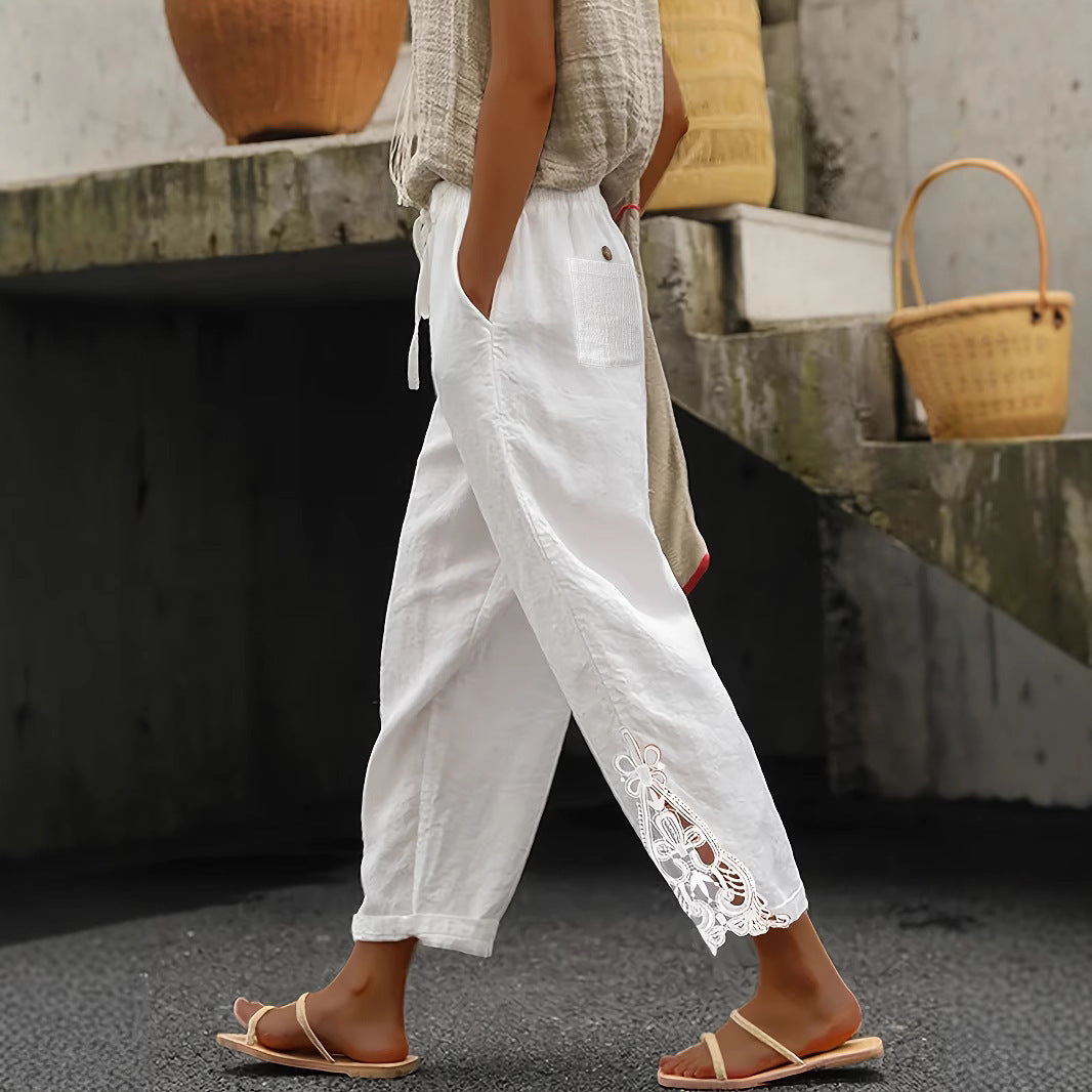 SOPHIA | Pantalon Baggy Droit