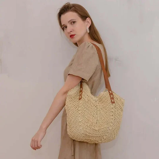 SAC BRUNNA EN PAILLE