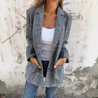 LOUISE  | Veste Casual Pied-de-Poule