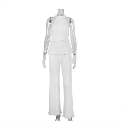 CLARA | Pantalon Plissé – Style Chic & Confort Moderne