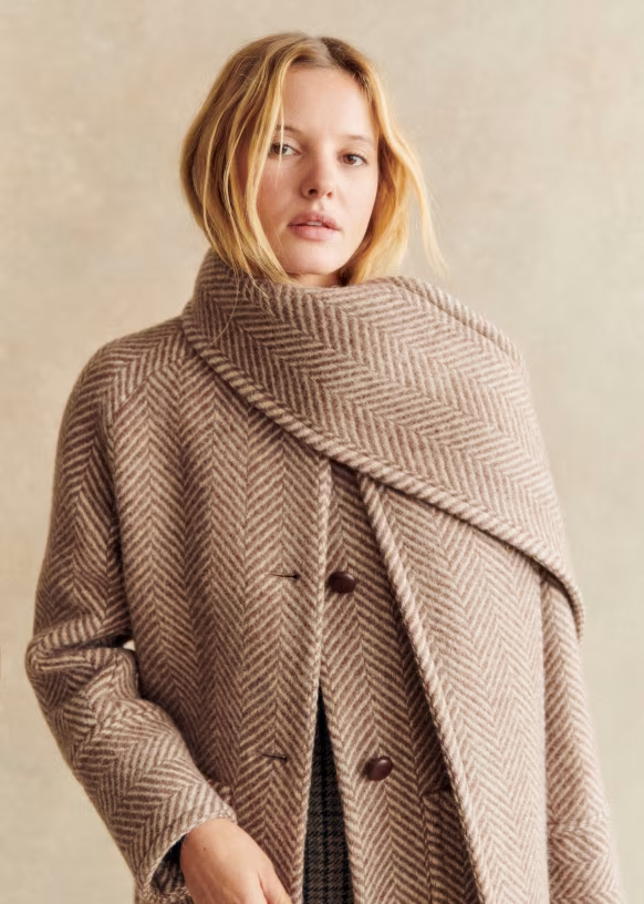 ALVARA | Manteau Tweed Élégance Vintage